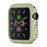 Hard PC Rubberized Watch Case Frame Cover for Apple Watch Series 9 / 8 / 7 41mm - Light Green - 4