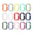 Hard PC Rubberized Watch Case Frame Cover for Apple Watch Series 9 / 8 / 7 41mm - Light Green - 6
