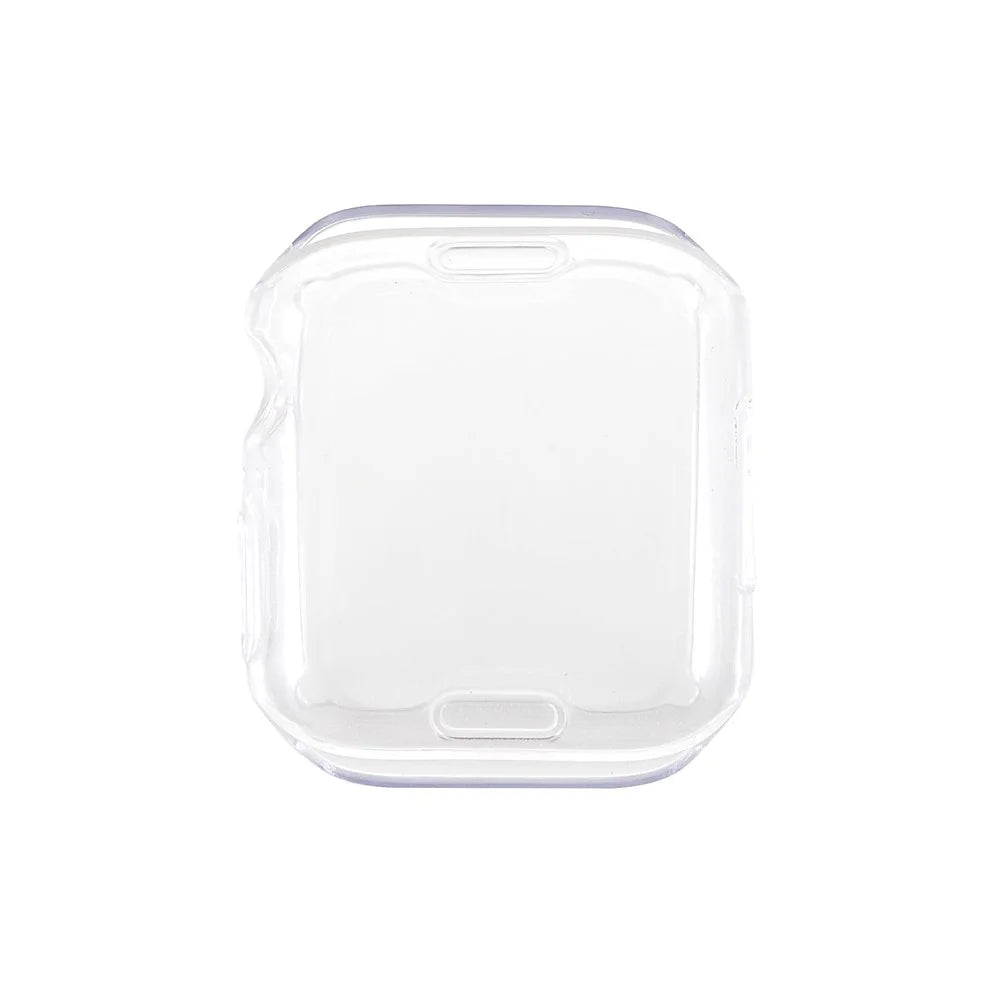 For Apple Watch Series 9 / 8 / 7 41mm Soft TPU Watermark-Free Inner All-Around Clear Protective Case Cover - 2