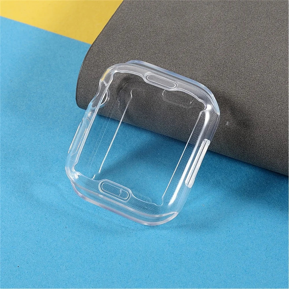 For Apple Watch Series 9 / 8 / 7 41mm Soft TPU Watermark-Free Inner All-Around Clear Protective Case Cover - 4