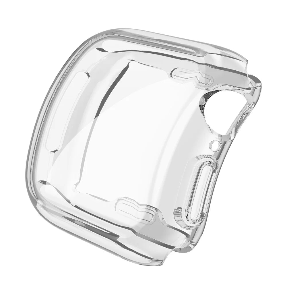 Soft TPU All Around Protective Case HD Clear Ultra-Thin Shell for Apple Watch Series 9 / 8 / 7 45mm - 2