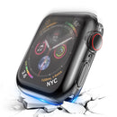 Crystal Clear Soft TPU All-Around Protective Case Cover for Apple Watch Series 9 / 8 / 7 41mm - 4