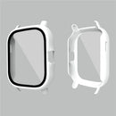 Hard PC All-Around Protective Shell with HD Anti-Scratch Tempered Glass Screen Protector for Huami Amazfit GTS 2 - White - 2