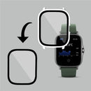 Hard PC All-Around Protective Shell with HD Anti-Scratch Tempered Glass Screen Protector for Huami Amazfit GTS 2 - White - 3