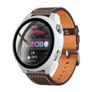 All-Around Scratch Resistant Rubberized Hard PC Case with Touch Sensitive Tempered Glass Screen Protector for Huawei Watch 3 Pro 48mm - White - 4