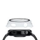 Hard PC Protective Watch Frame Case with HD Anti-Scratch Tempered Glass Screen Protector 46mm for Huawei Watch 3 - White - 2
