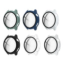 Hard PC Protective Watch Frame Case with HD Anti-Scratch Tempered Glass Screen Protector 46mm for Huawei Watch 3 - White - 7