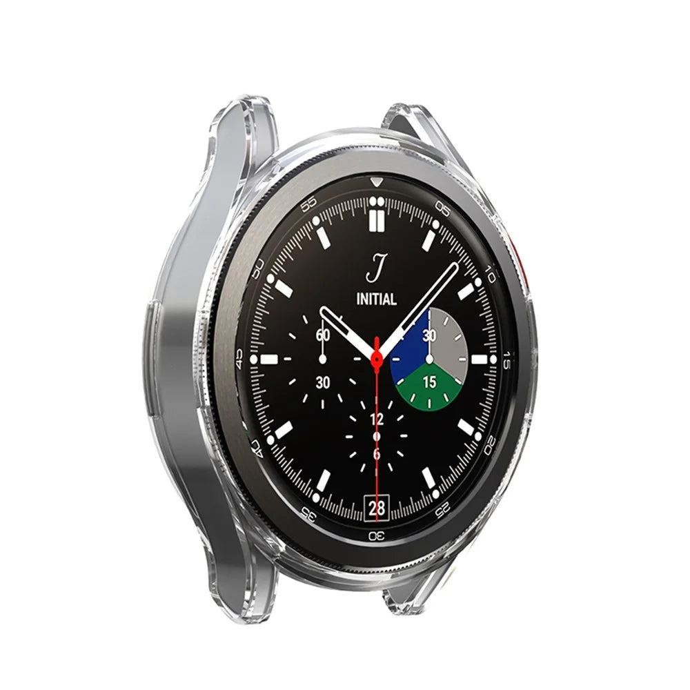 Anti-Scratch Transparent TPU Protective Case Cover for Samsung Galaxy Watch4 Classic 46mm - Transparent - 2