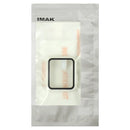 IMAK Hard PC Cover Case with Tempered Glass Screen Protector for Apple Watch Series SE3 / SE2 / SE1 /  6 / 5 / 4 44mm - Black - 6