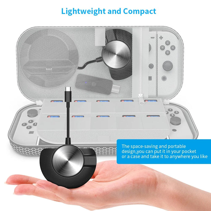 JYS JYS-NS225 TV Projection Screen Converter Portable Dock with Ethernet Port for Nintendo Switch OLED/Switch - 3
