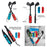 JYS JYS-NS215 10-in-1 Motion Control Grips Holder Golf Clubs Wrist Dance Band Handle Leg Strap Tennis Racket Game Accessories Set for Nintendo Switch - 2