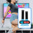 JYS JYS-NS215 10-in-1 Motion Control Grips Holder Golf Clubs Wrist Dance Band Handle Leg Strap Tennis Racket Game Accessories Set for Nintendo Switch - 6