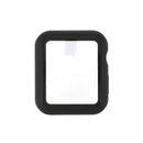 RURIHAI Hard PC Full Protective Cover with Tempered Glass Screen Protector for Apple Watch Series 9 / 8 / 7 45mm - Black - 1