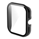 Ultra-Thin Bumper Full Cover Hard PC Protective Case with Tempered Glass Screen Protector for Huami Amazfit GTS 3 - Black - 4