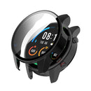 Hard PC Case All-Around Edge Protective Cover with Tempered Glass Screen Protector for Xiaomi Mi Watch Color Sports - Black - 3