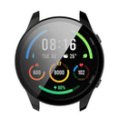 Hard PC Case All-Around Edge Protective Cover with Tempered Glass Screen Protector for Xiaomi Mi Watch Color Sports - Black - 6