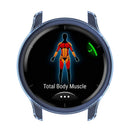 Half Coverage Hollowed Scratch-Free Soft TPU Edge Protective Case Watch for Garmin Venu 2 - Transparent Blue - 6