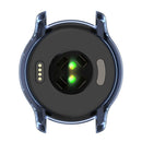 Half Coverage Hollowed Scratch-Free Soft TPU Edge Protective Case Watch for Garmin Venu 2 - Transparent Blue - 7