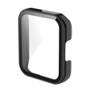 Hard PC HD Clear Full Cover Protective Case with Tempered Glass Screen Protector for Xiaomi Redmi Watch 2 - Black - 2