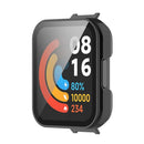Hard PC HD Clear Full Cover Protective Case with Tempered Glass Screen Protector for Xiaomi Redmi Watch 2 - Black - 4