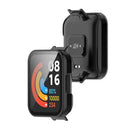 Hard PC HD Clear Full Cover Protective Case with Tempered Glass Screen Protector for Xiaomi Redmi Watch 2 - Black - 5