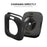 ENKAY HAT PRINCE Solid Color Soft TPU Watch Case Cover with PET Screen Protector for Apple Watch Series 9 / 8 / 7 45mm - Black - 3