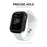 ENKAY HAT PRINCE Solid Color Soft TPU Watch Case Cover with PET Screen Protector for Apple Watch Series 9 / 8 / 7 45mm - Black - 4