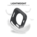 ENKAY HAT PRINCE for Apple Watch Series 9 / 8 / 7 41mm Scratch-resistant TPU Watch Case Cover with Hot Bending Curved Full Size PET Screen Protective Film - Black - 5
