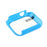 For Apple Watch Series 9 / 8 / 7 41mm Rubberized Matte Anti-drop PC Smart Watch Case Cover with Tempered Glass Screen Protector - Dark Blue - 4