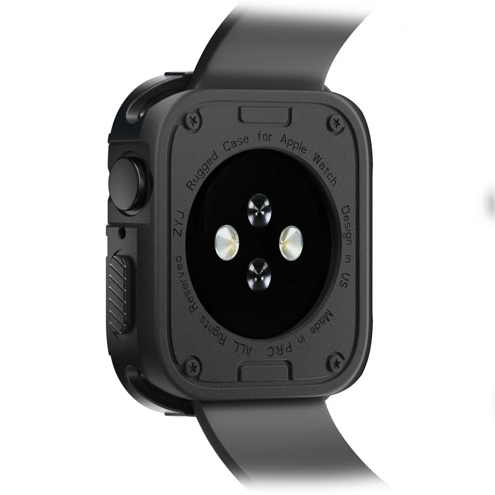 Anti-drop Full Protection Soft TPU Smart Watch Case Cover for Apple Watch Series 9 / 8 / 7 45mm / SE3 / SE2 / SE1 /  6 / 5 / 4 44mm - Grey - 4