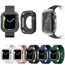 For Apple Watch Series 9 / 8 / 7 41mm / SE3 / SE2 / SE1 /  6 / 5 / 4 40mm Shockproof Soft TPU Smart Watch Case Cover - Green - 6