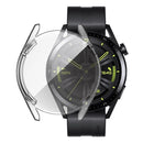 Clear Full Coverage Soft TPU Protective Watch Case Cover for Huawei Watch GT 3 46mm - Transparent White - 1