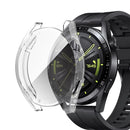 Clear Full Coverage Soft TPU Protective Watch Case Cover for Huawei Watch GT 3 46mm - Transparent White - 3
