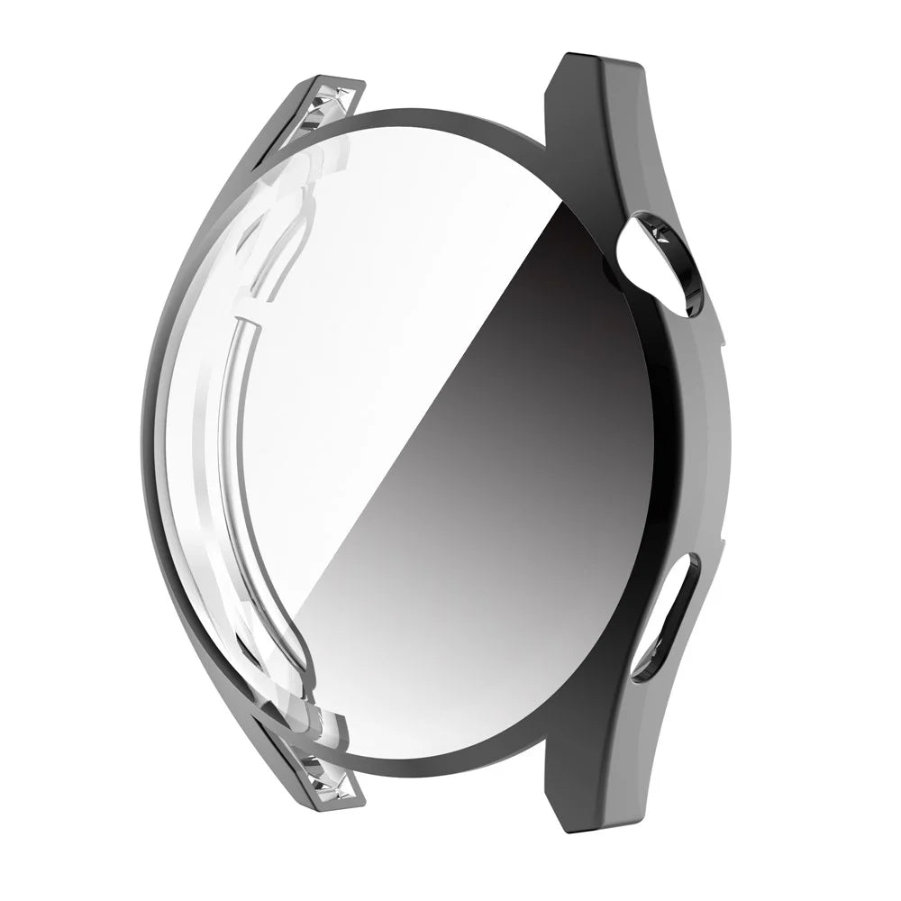 Anti-scratch Electroplating TPU Protective Watch Case Protector Cover for Huawei Watch GT 3 42mm - Black - 5