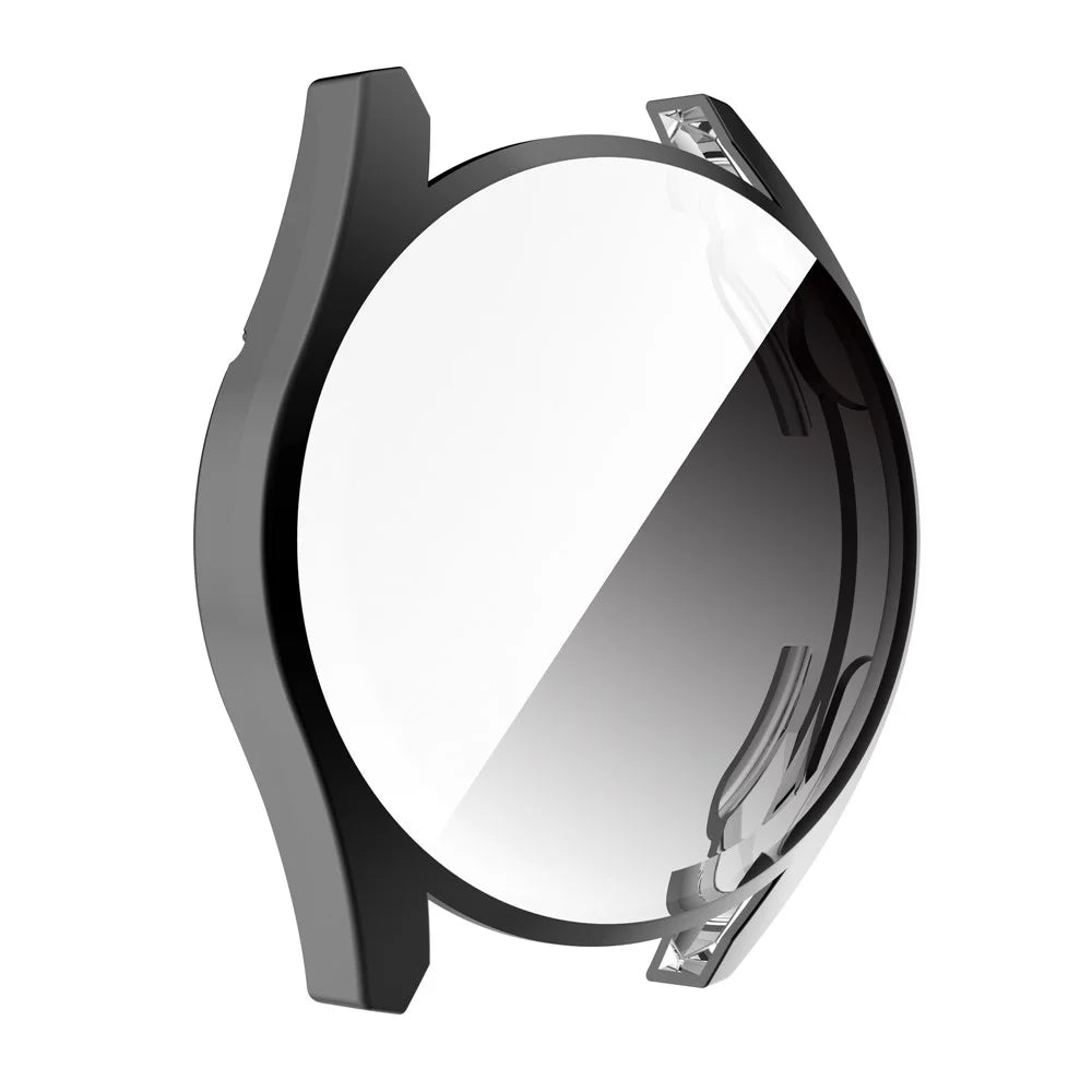 Anti-scratch Electroplating TPU Protective Watch Case Protector Cover for Huawei Watch GT 3 42mm - Black - 7