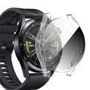 Clear Full Coverage Scratch-resistant TPU Watch Case Protective Cover for Huawei Watch GT 3 42mm - Transparent White - 2