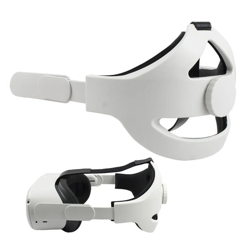 Ergonomic Headband with Removable Cushion Head Strap for Oculus Quest 2 VR Helmet - White - 1