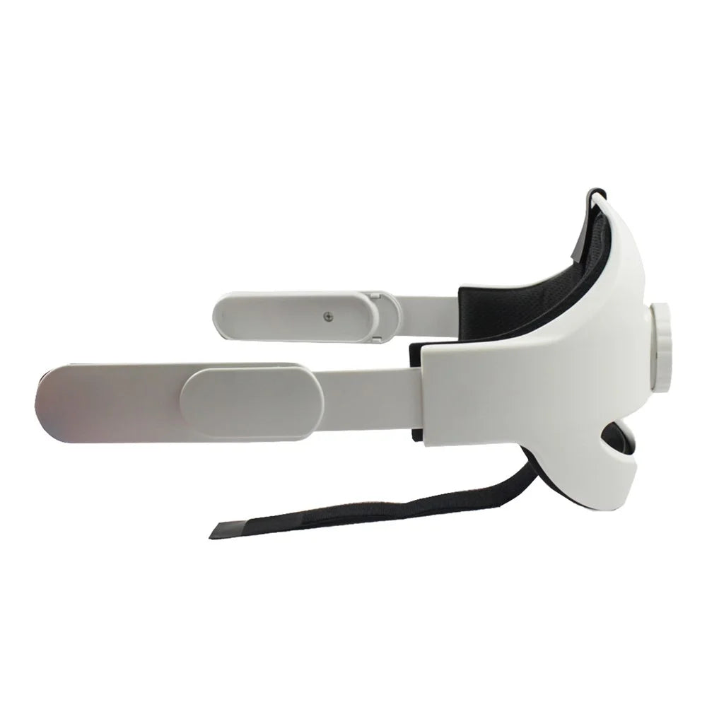 Ergonomic Headband with Removable Cushion Head Strap for Oculus Quest 2 VR Helmet - White - 4
