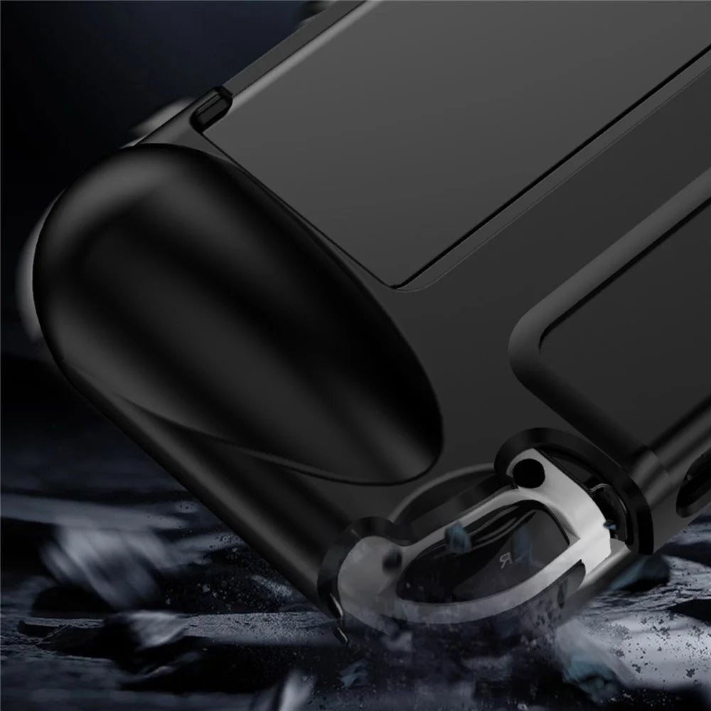 Shockproof Soft TPU Case Protective Sleeve Cover for Nintendo Switch OLED Console - Black - 7