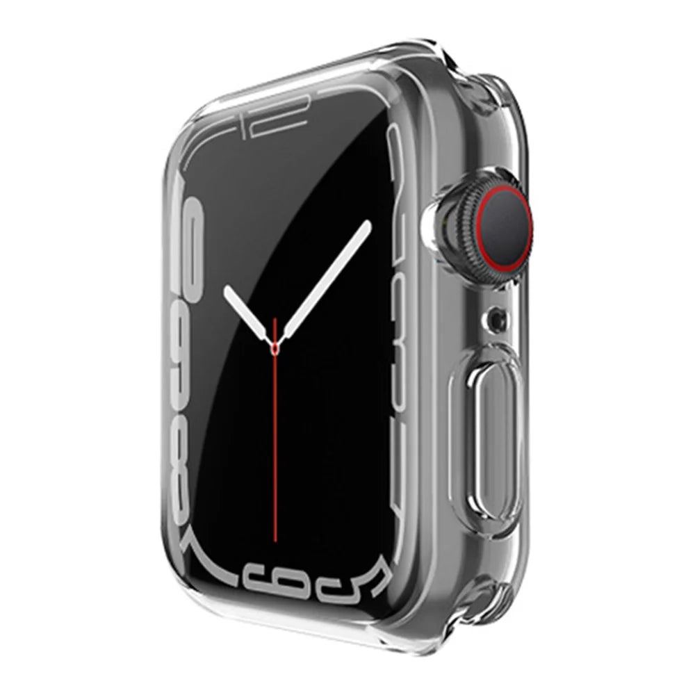 IMAK UX-3 Series Flexible TPU All-Around Anti-Scratch Protective Case for Apple Watch Series 9 / 8 / 7 41mm - 3
