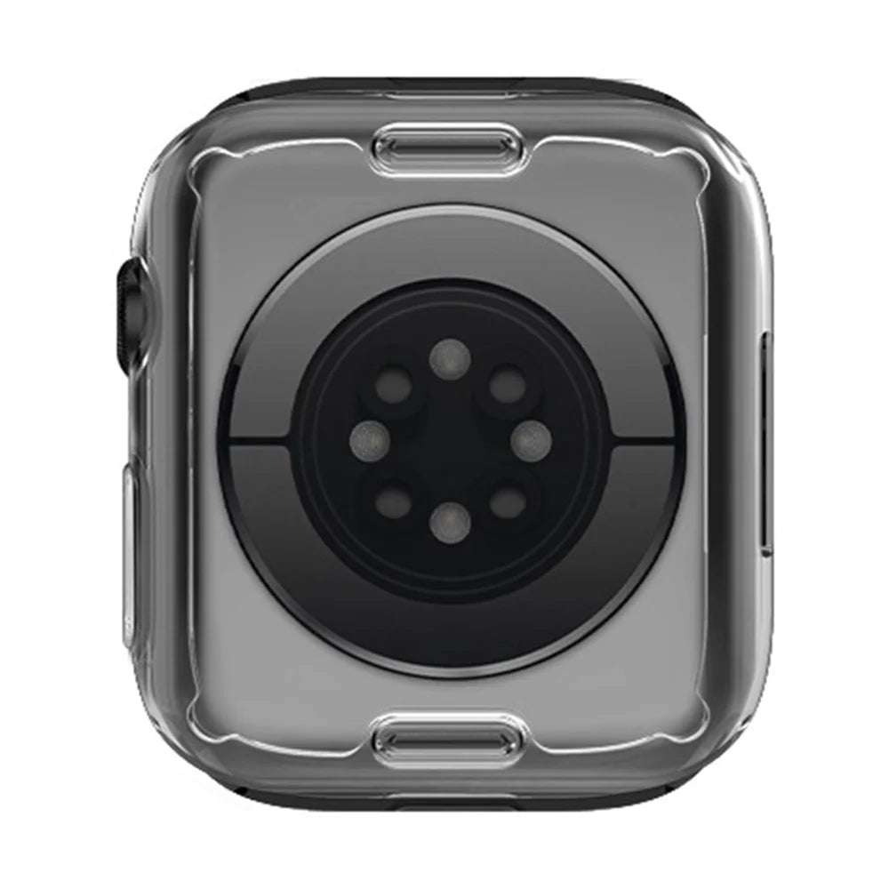 IMAK UX-3 Series HD Clear Soft TPU Shockproof Edge Case Protector for Apple Watch Series 9 / 8 / 7 45mm - 4