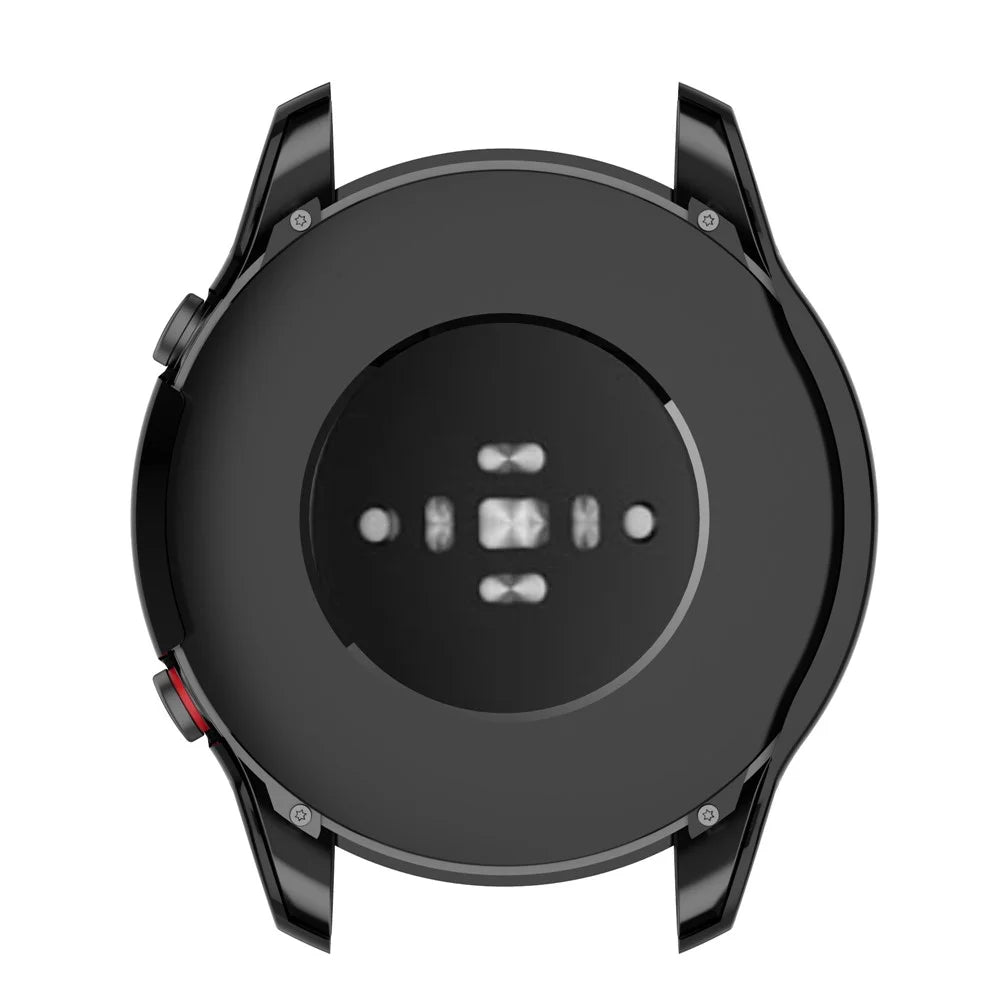 2 in 1 Smart Watch Hard PC Frame + Tempered Glass Screen Protector Watch Case for Xiaomi Mi Watch Color Sports - Black - 4