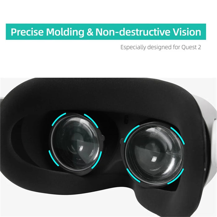 HIFYLUX QF11 1 Pair -1.5D Myopia Lenses Nearsighted Corrective Aspherical Resin Glasses Lenses for Oculus Quest 2 - 5