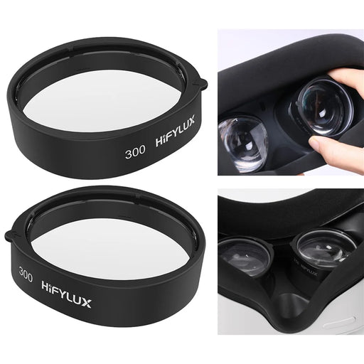 HIFYLUX QF11 1 Pair -3.0D Myopia Lenses Aspherical Nearsighted Corrective Resin Glasses Lenses VR for Oculus Quest 2 VR Glasses Accessories - 1