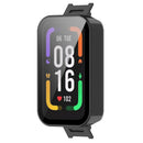 Built-in with Tempered Glass Screen Protector Anti-drop PC Watch Case for Xiaomi Redmi Smart Band Pro - Black - 2
