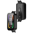 Built-in with Tempered Glass Screen Protector Anti-drop PC Watch Case for Xiaomi Redmi Smart Band Pro - Black - 3