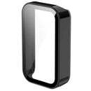 Built-in with Tempered Glass Screen Protector Anti-drop PC Watch Case for Xiaomi Redmi Smart Band Pro - Black - 4