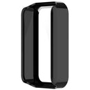 Built-in with Tempered Glass Screen Protector Anti-drop PC Watch Case for Xiaomi Redmi Smart Band Pro - Black - 5