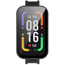 Built-in with Tempered Glass Screen Protector Anti-drop PC Watch Case for Xiaomi Redmi Smart Band Pro - Black - 6