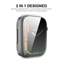 ENKAY HAT PRINCE Clear Soft TPU Smart Watch Case with 9H Tempered Glass Screen Protector for Apple Watch Series 9 / 8 / 7 41mm - 2